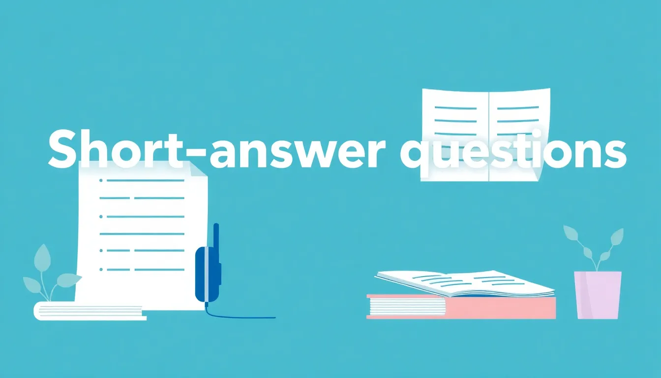 Short-answer questions