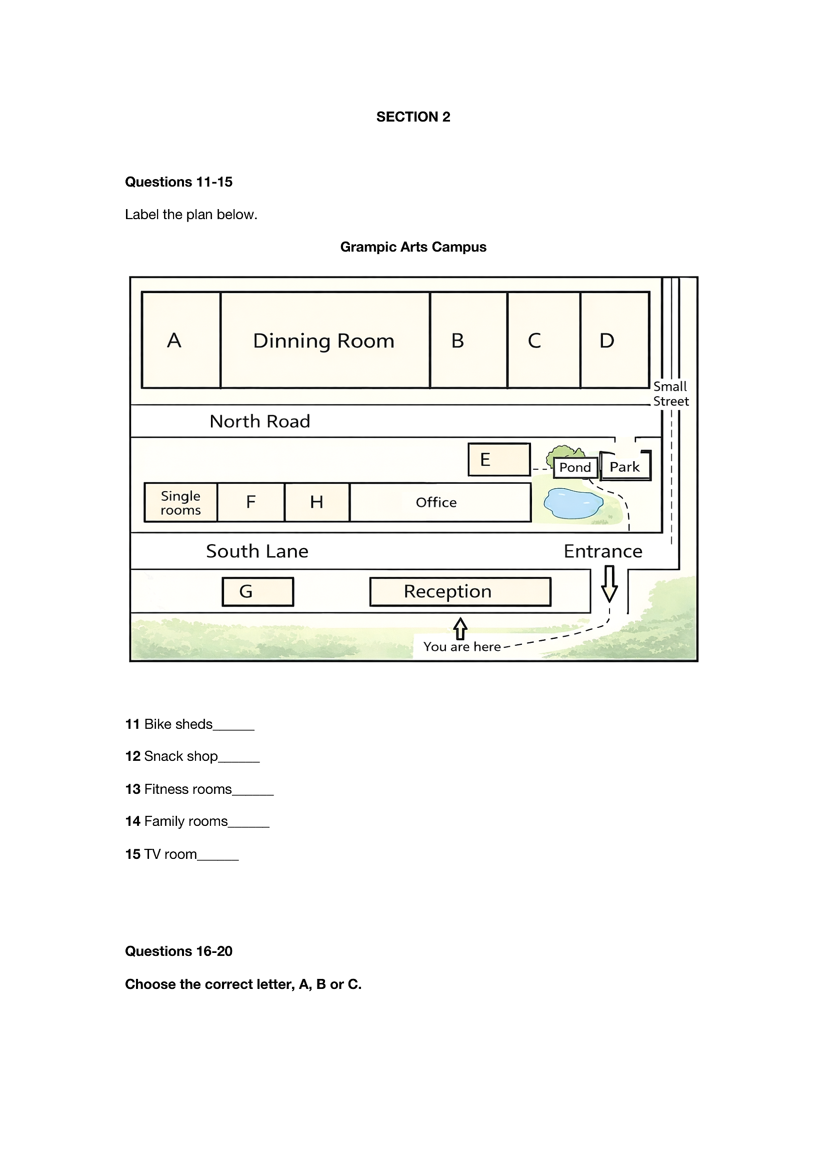 Grampic Arts Campus plan