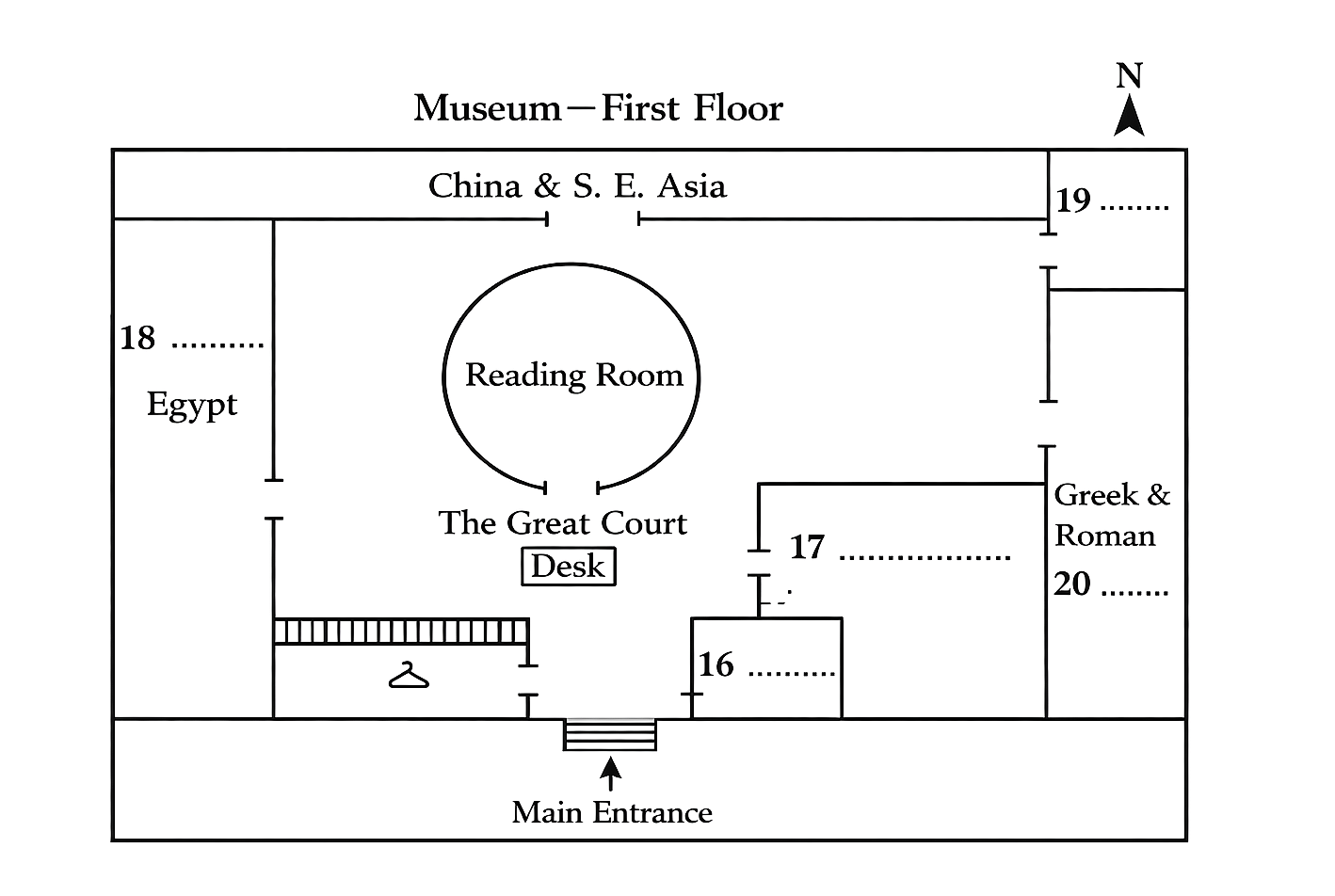 Recreated diagram for questions 16, 17, 18, 19, 20